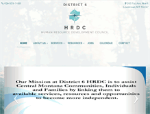 Tablet Screenshot of hrdc6.org